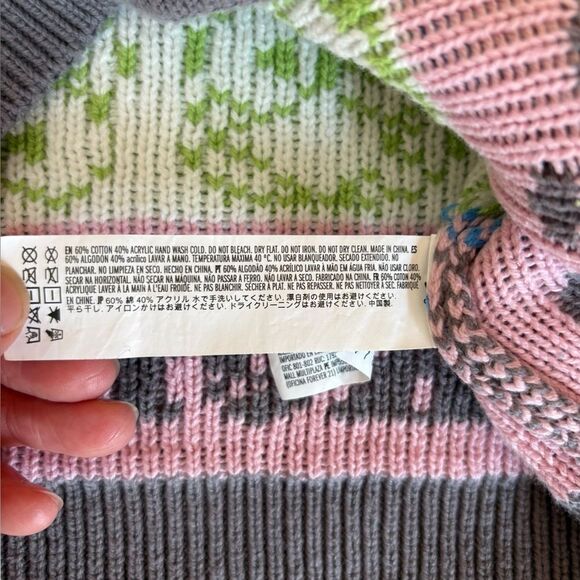 Forever 21 Keroppi x Hello Kitty Cropped Knit Sweater Vest Womens Size Small - Picture 8 of 10